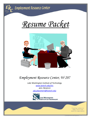 Resume Packet Guide