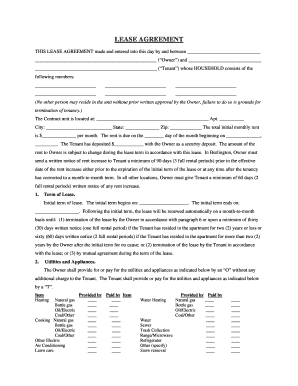 Residential Lease Agreement