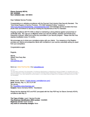 Elavon PCI ROC Acceptance Letter - MerchantConnect