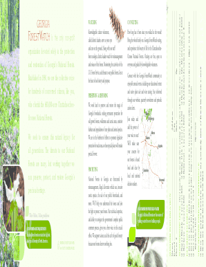 Georgia ForestWatch Membership Form
