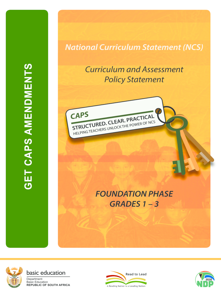 Fillable Online CAPS for Foundation Phase Department of Basic