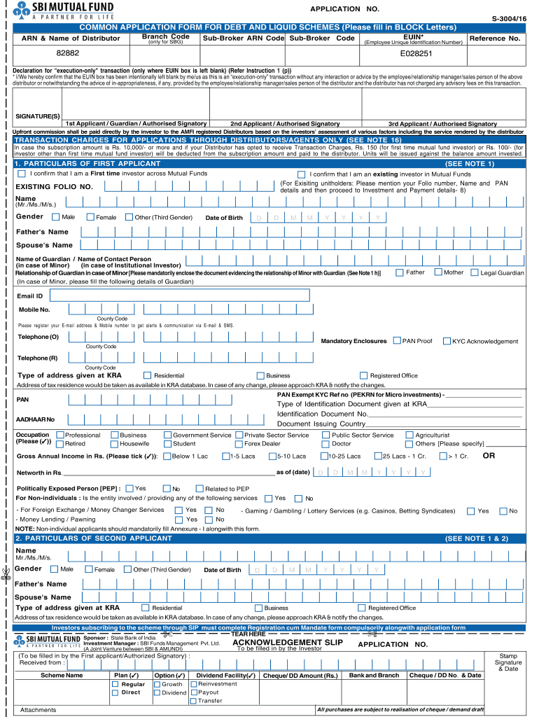 Fillable Online Common Transaction Form Karvy Fax Email Print PdfFiller