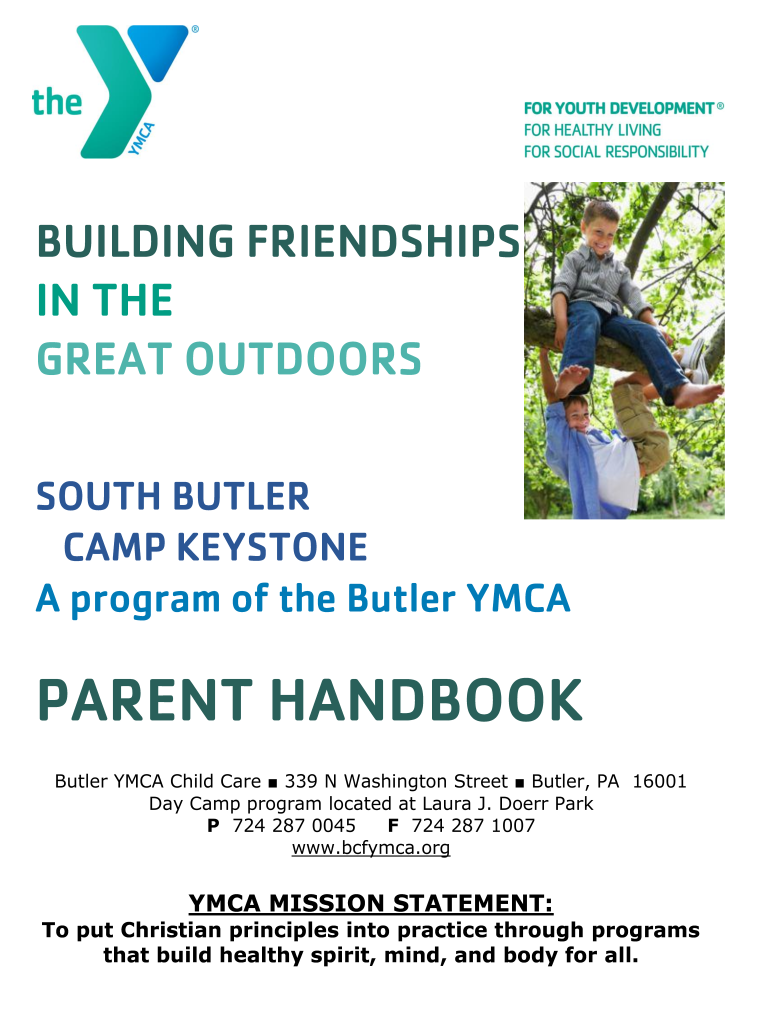Fillable Online East Butler County Family YMCAGreat Miami Valley YMCA