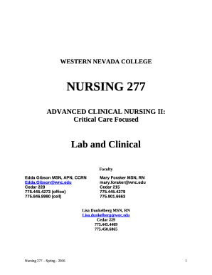 NURSING 277