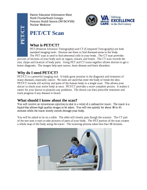 What do I need to know about PET/CT?. PET/CT