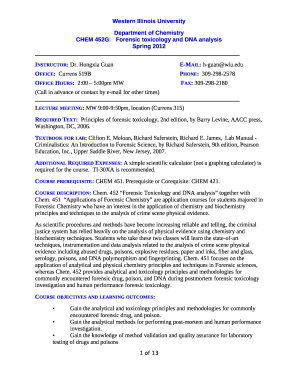 Contact Us - Chemistry - Western Illinois University