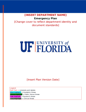 Change cover to reflect department identity and document standards