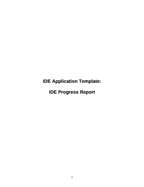 IDE Application Template