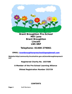 School website for Brant Broughton Pre-School Brant ...
