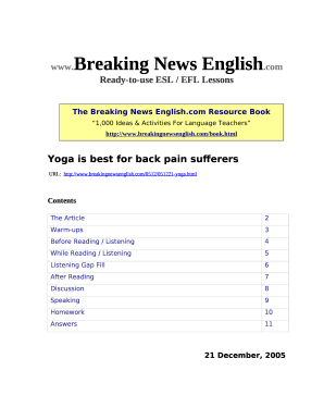 Yoga is best for back pain sufferers