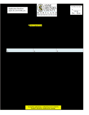 Fast Track ADA &amp; Emergency Grant Application Packet - West ...