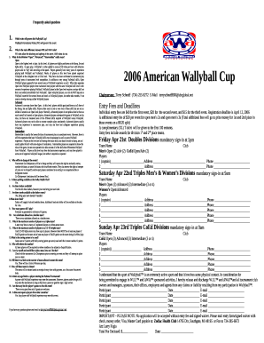 AMERICAN WALLYBALL ASSOCIATION