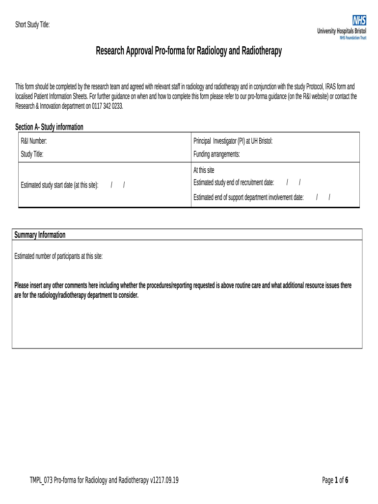 What's the Difference Between Radiology and Radiation Doc Template