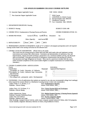 Associate Degree Applicable CourseTOPCODE1905 Doc Template ...