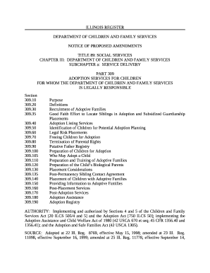 TITLE 89: SOCIAL SERVICES CHAPTER III: DEPARTMENT OF ...