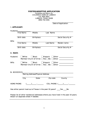 ADOPTIVE APPLICATION