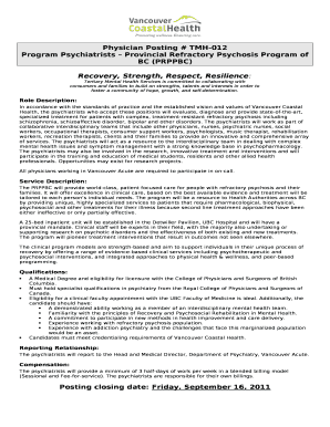 BC Psychosis Program - UBC Department of Psychiatry