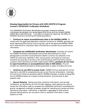 HOPWA: Housing Opportunities for Persons With AIDS - HUD ...