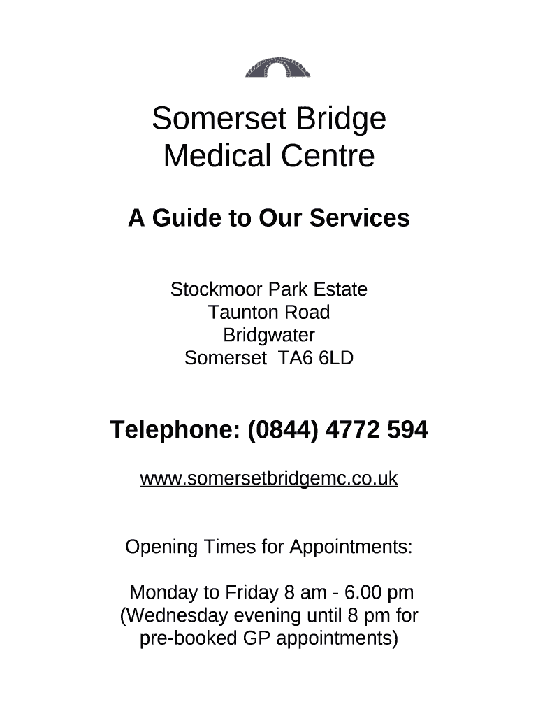 Doctors surgery opening Somerset Bridge Medical Centre Doc