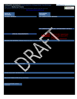 Specialist Disability Service referral form