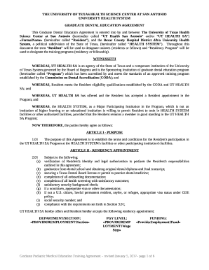 Graduation Dental Training Agreementrevised February 9 ...