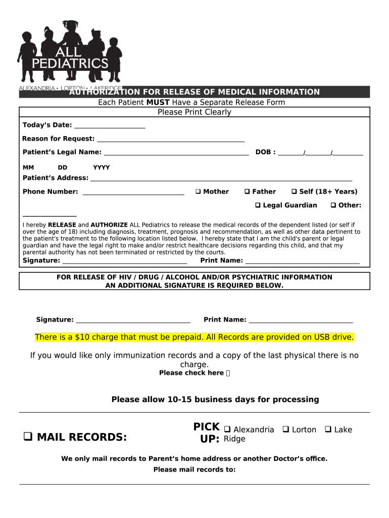 Patient Authorization / Restriction for Release of Medical ... Doc ...