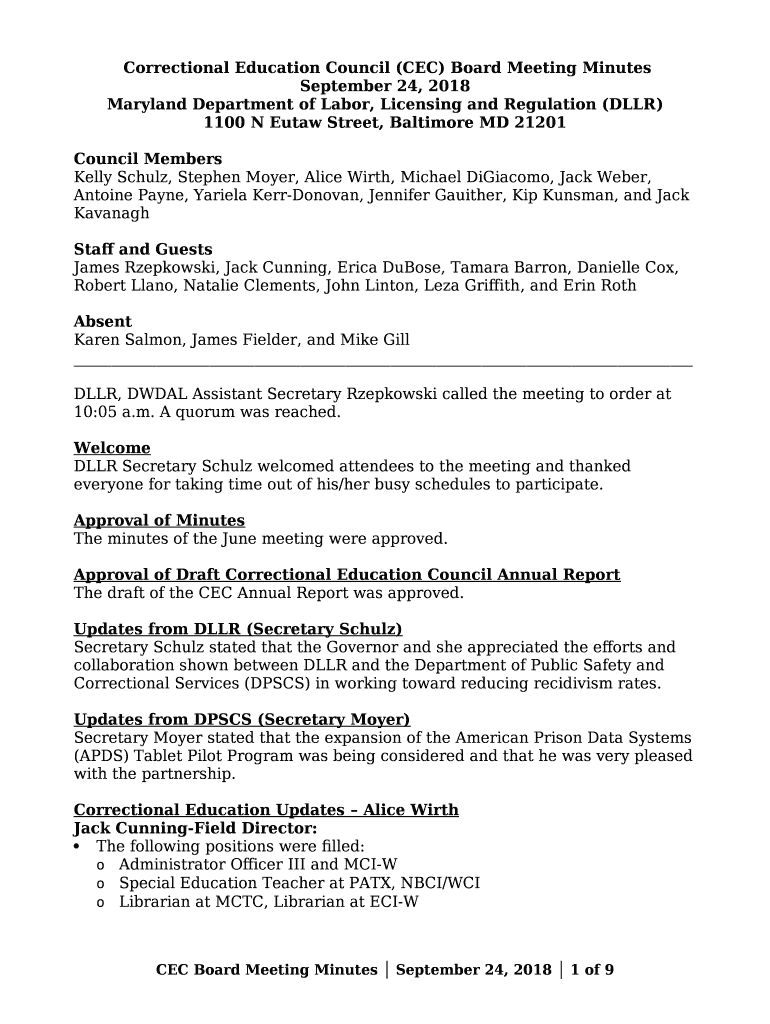 1100 N Eutaw Street, Baltimore MD 21201 Doc Template pdfFiller