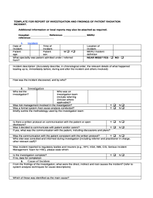 Incident Reporting Forms &amp; Guidance Documents - EPA