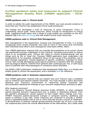 Further guidance notes and resources to support Clinical ...