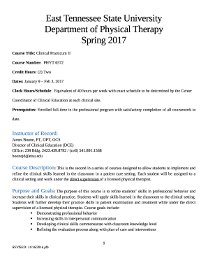East Tennessee State University Schedule of Classes Spring ...