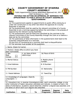 Form preview