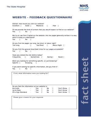 Rating scale 1 5 poor to excellent