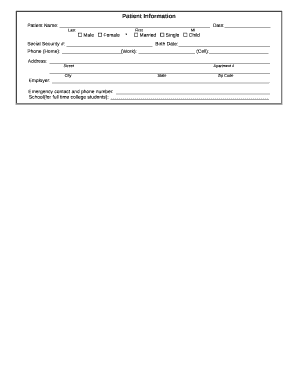 Sample New Patient Questionnaire - Crossings Dental Care