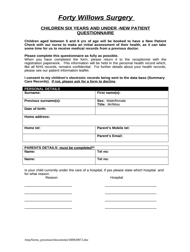 Form preview