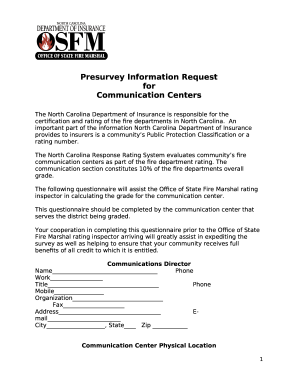 Forms - NC Department of Insurance