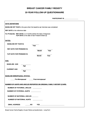 BCFR CORE FUP QUESTIONNAIRE8-8-07