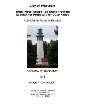 Hotel Motel Excise Tax Grant Program