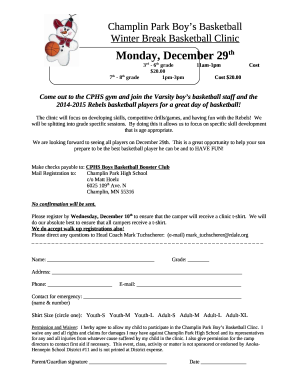 Champlin Park Boys Basketball
