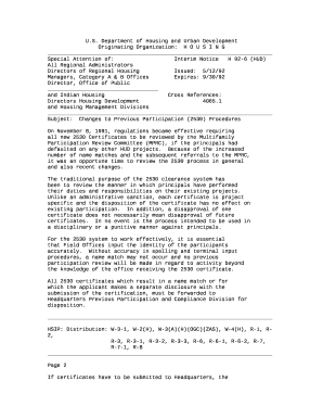 All Regional Directors, Field Office Directors NOTICE ... - HUD
