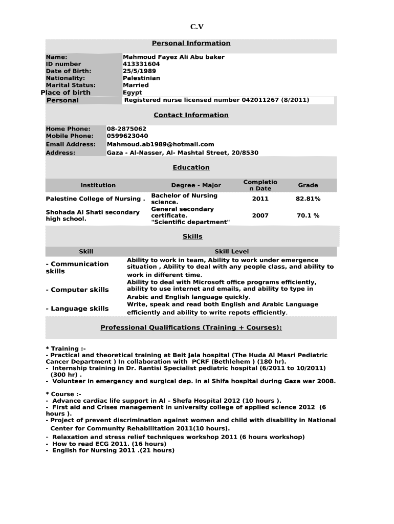 Form preview