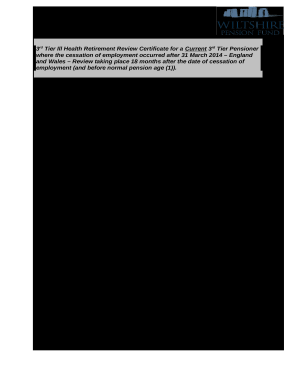 Sample ill health certificates