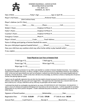 Semmes Baseball Association - Youth Baseball - Stone Alley