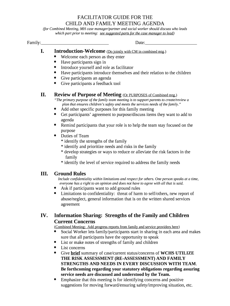 Facilitator Guide Template Word Doc Template PdfFiller