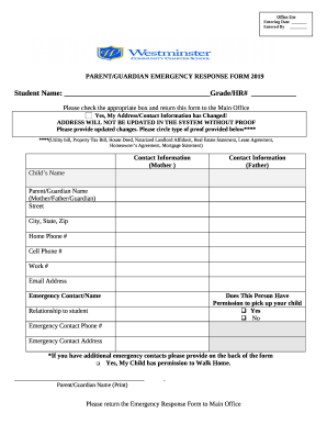 Austintown Local School District Change of Student Address
