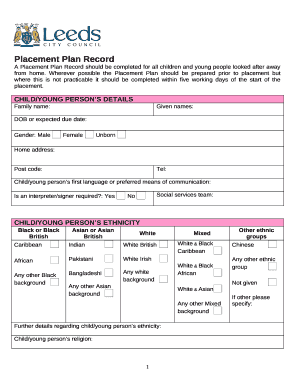 Understanding Placement Plans and Looked After Reviews ...