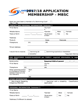 MEMBERSHIP - MBSC