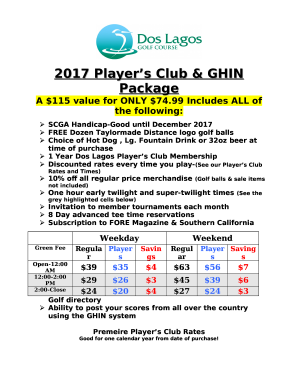 March Golf Association Or SCGA Handicap - General Old Golf ...