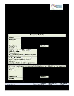 Client Complaints Form