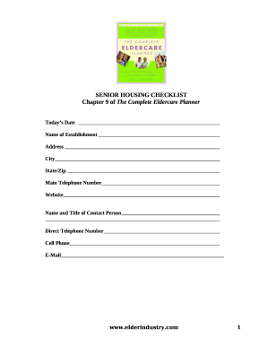 Chapter 9 of The Complete Eldercare Planner