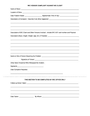 WIC Vendor Manual - Wisconsin Department of Health